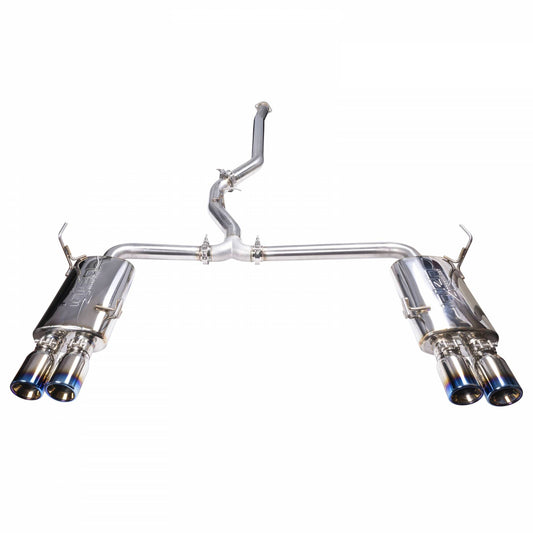 Injen 15-21 WRX / STI Cat Back Exhaust w/ Quad Titanium Tips | SES1207TT