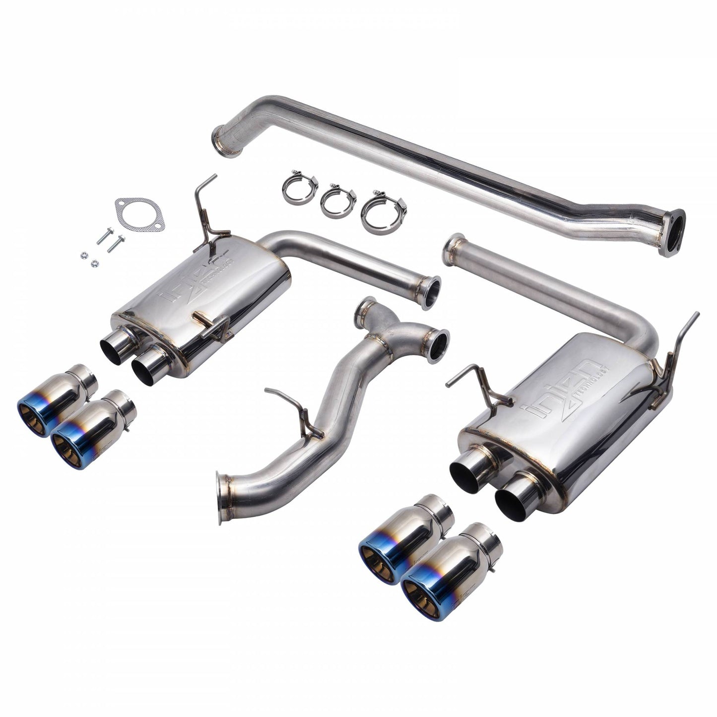 Injen 15-21 Subaru WRX/STI Cat Back Exhaust w/ Quad Titanium Tips | SES1207TT