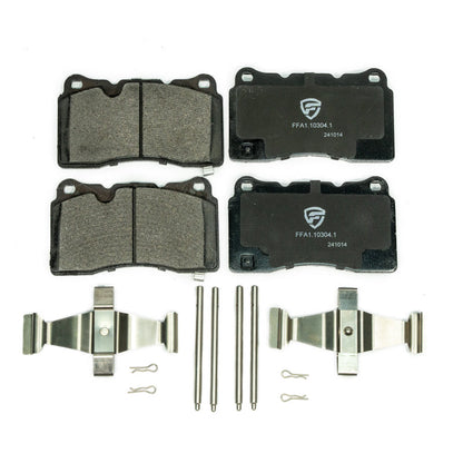 FactionFab V2 Front Brake Pads 2017-2020 BRZ GT86 (With factory Brembos) / 2022-2026 BRZ GR86 (With factory Brembos)