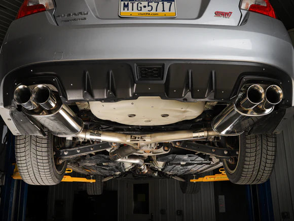 GrimmSpeed [15–21 WRX/STI] “Gentleman’s Exhaust” V2 Catback System – Resonated