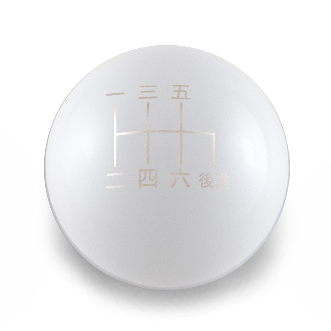 Billetworkz Weighted Shift Knob - 6-Speed Japanese Engraving for Subaru
