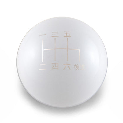 Billetworkz Weighted Shift Knob - 6-Speed Japanese Engraving for Subaru