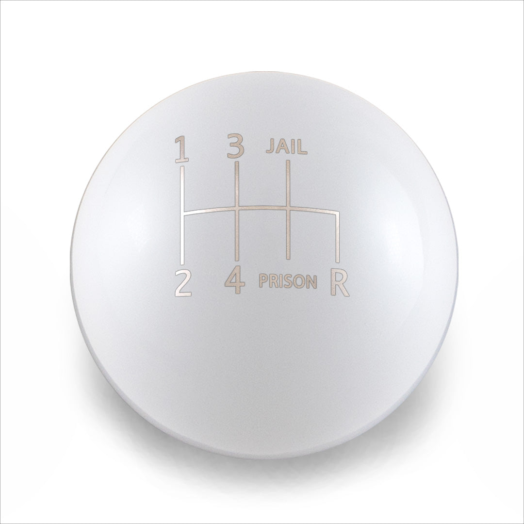 Billetworkz Weighted Shift Knob - 6-Speed Jail-Prison - Subaru