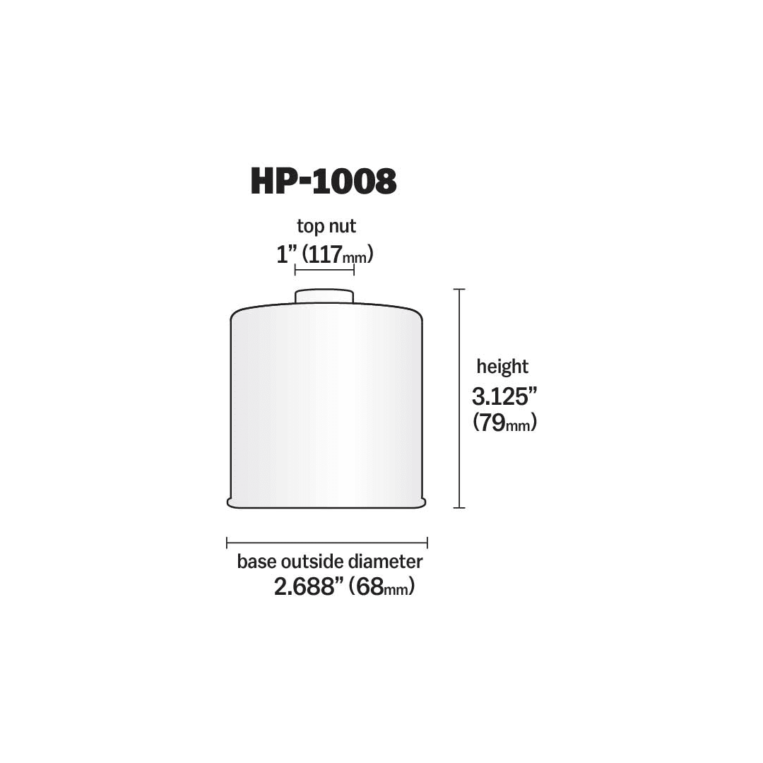 K&N 03-07 Mitsubishi Lancer Wrench-Off Oil Filer | HP-1008