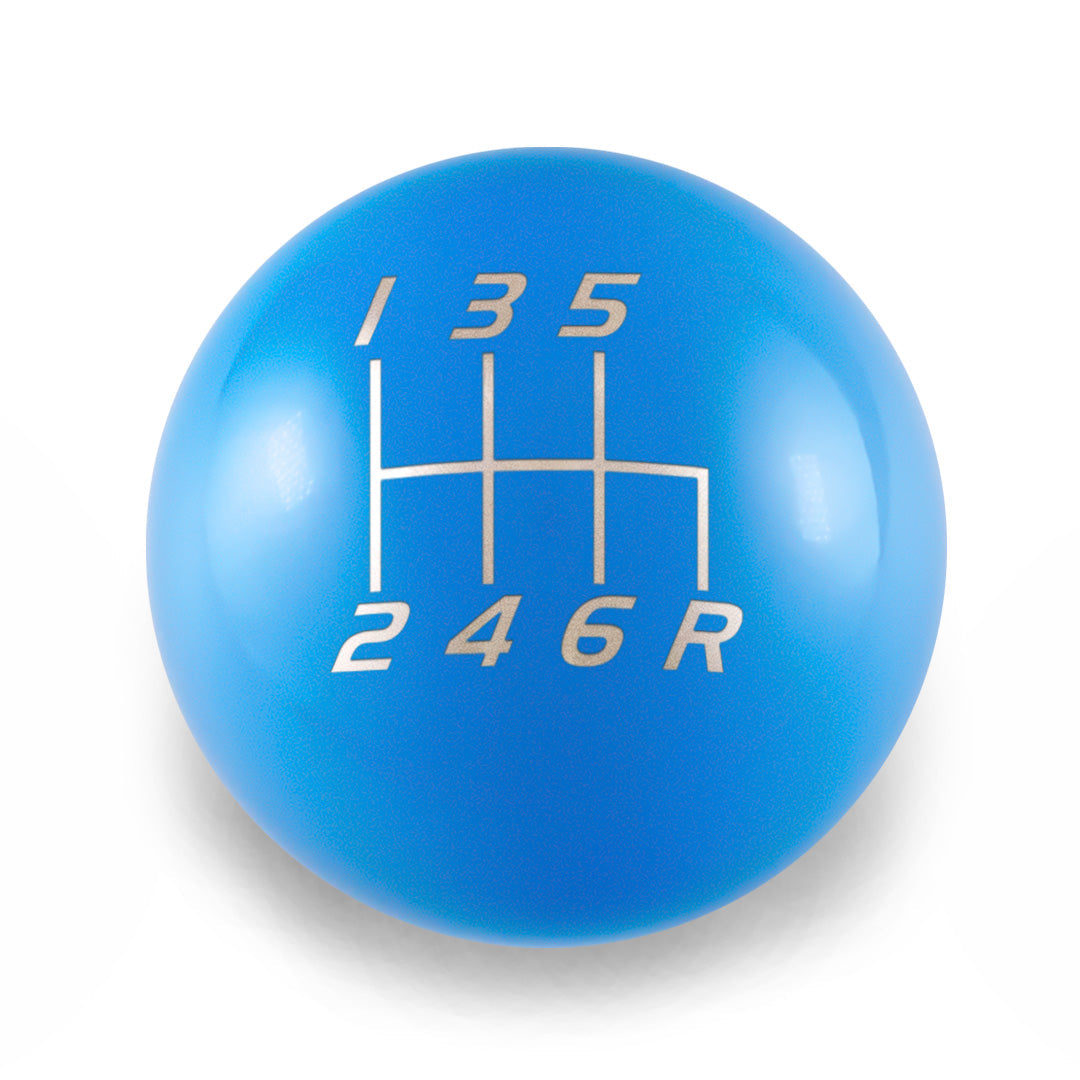 Billetworkz Weighted Shift Knob - 6-Speed Velocity Engraving for Subaru