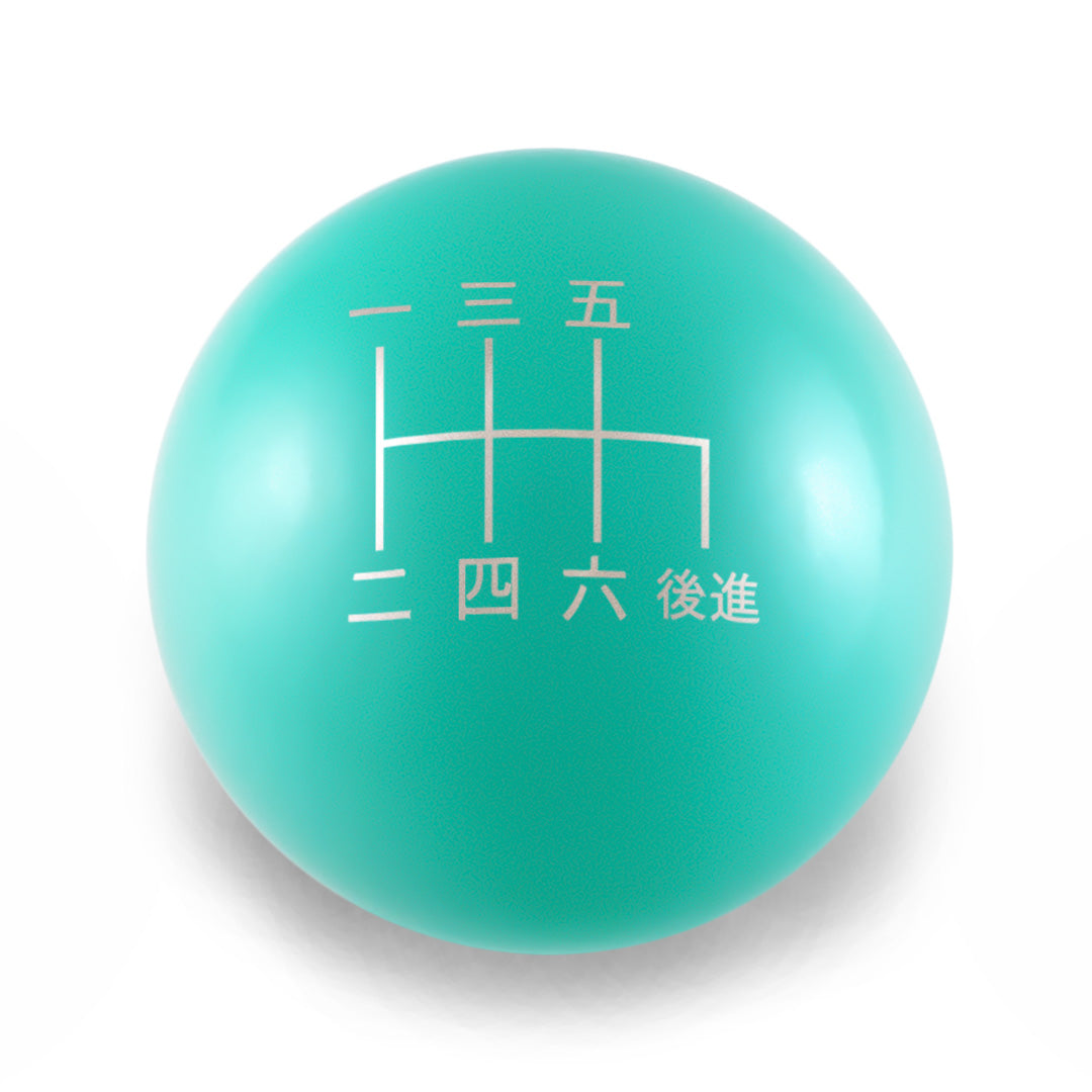 Billetworkz Weighted Shift Knob - 6-Speed Japanese Engraving for Subaru