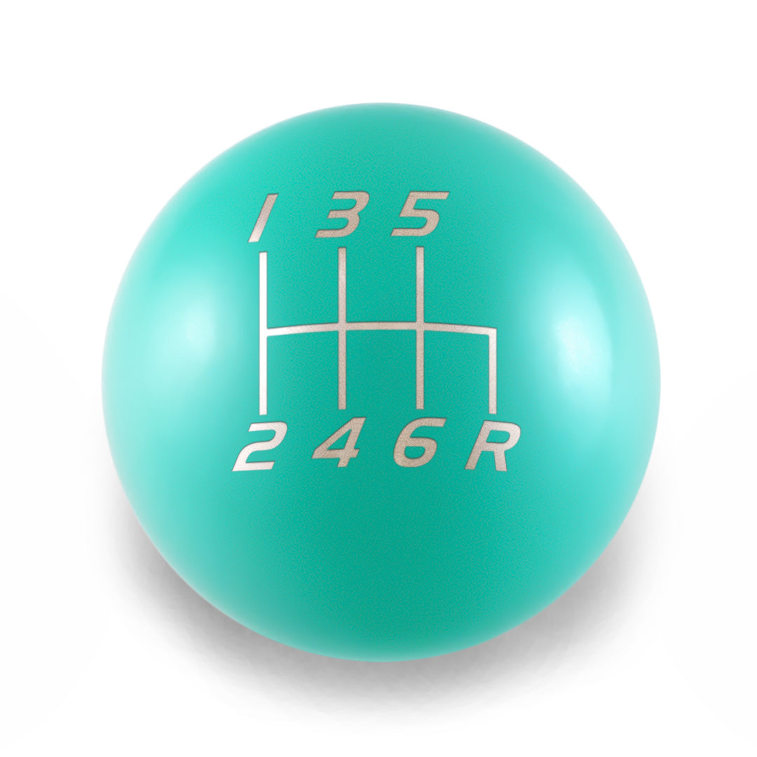 Billetworkz Weighted Shift Knob - 6-Speed Velocity Engraving for Subaru
