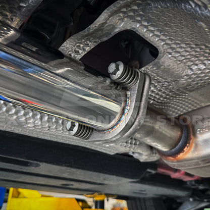 EOS [22-26 WRX] 3" TO 2.5" PIPING T304 STAINLESS STEEL RESONATED MID PIPE