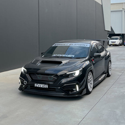 JDMuscle 22-25 Subaru WRX Carbon Fiber V2 Aero Combo