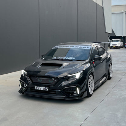 JDMuscle 22-25 Subaru WRX Tanso Carbon Fiber V2 Side Skirts