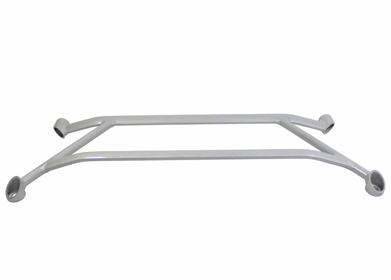 Whiteline 08-14 WRX/STI Front Lower Four Point Brace Silver | KSB723