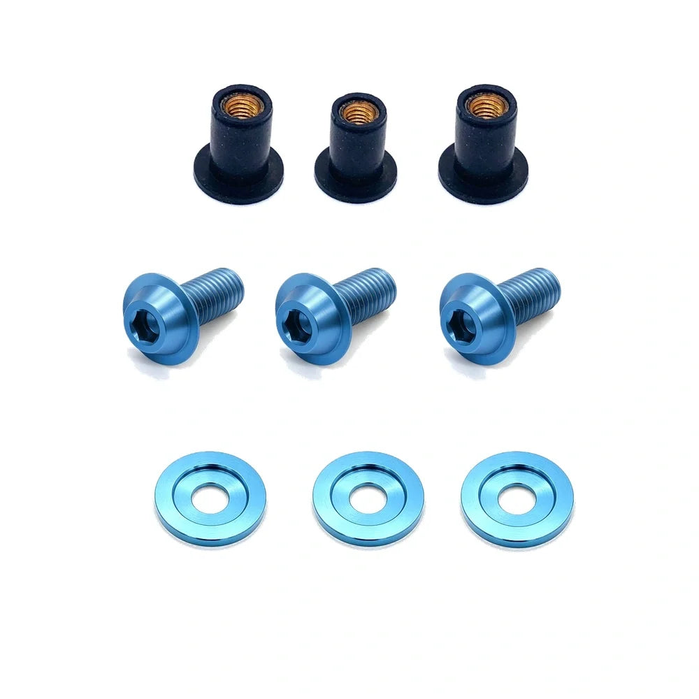 JDC Titanium A/C Service Valve Cover Kit (Honda S2000)