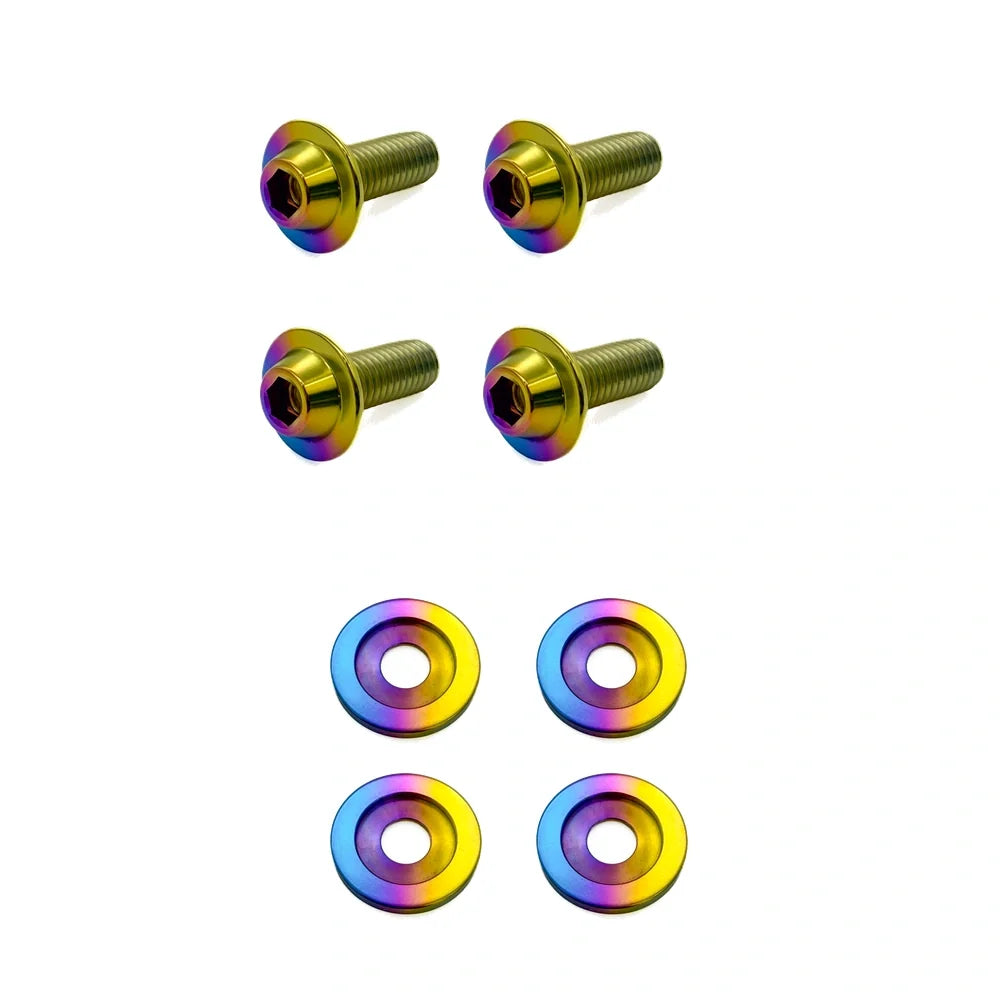 JDC Titanium Headlight Hardware Kit (Evo 8/9)