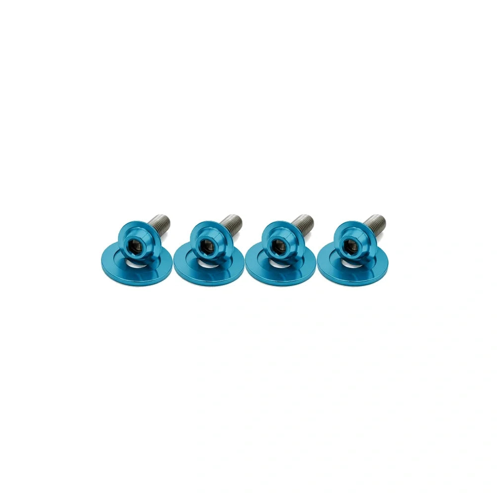 JDC Titanium Hood Bracket Bolt Replacement Kit (Evo 8/9/X)