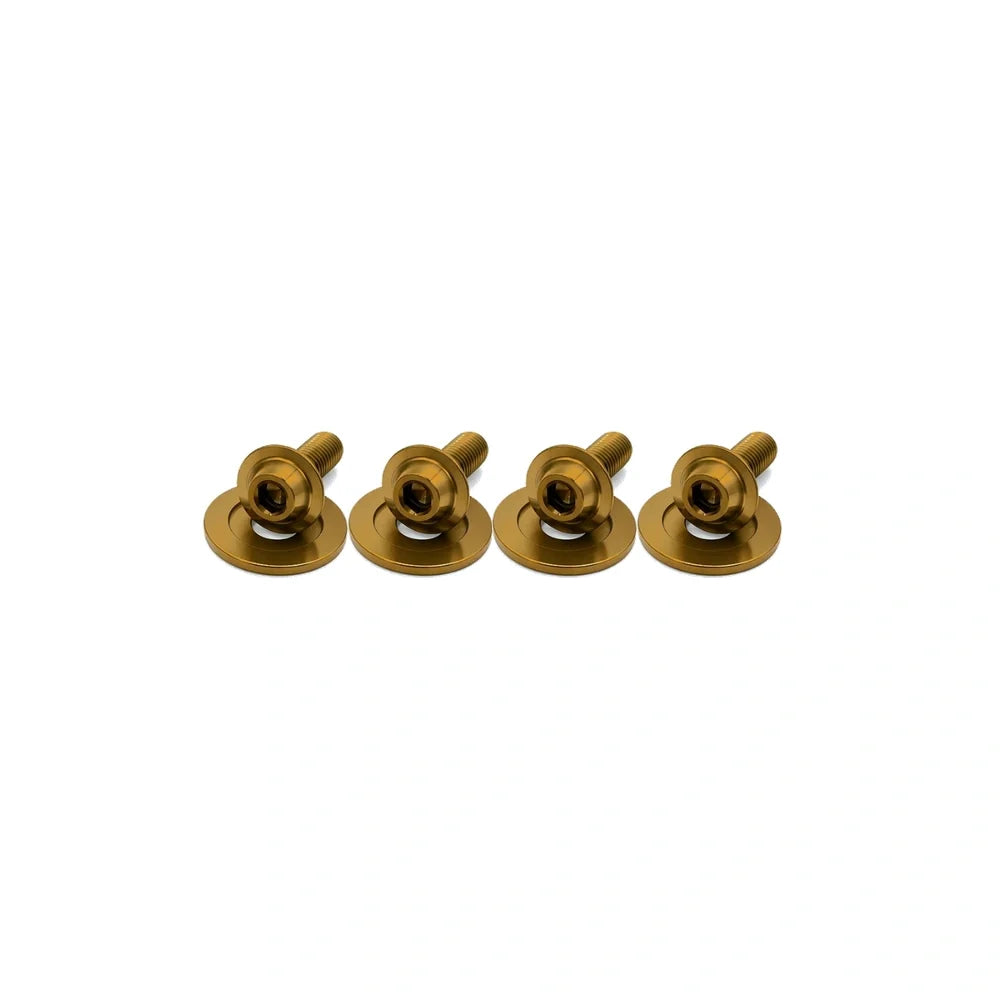 JDC Titanium Hood Bracket Bolt Replacement Kit (Evo 8/9/X)