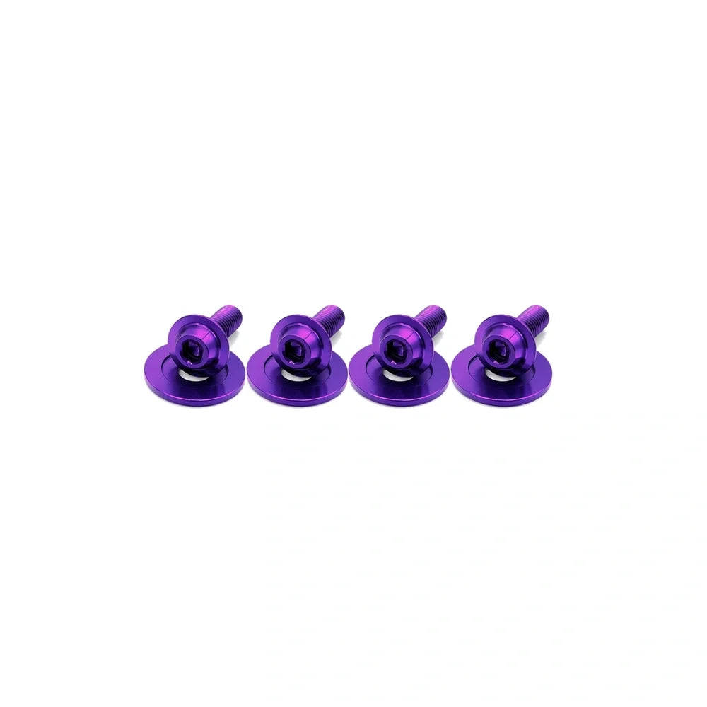 JDC Titanium Hood Bracket Bolt Replacement Kit (Evo 8/9/X)