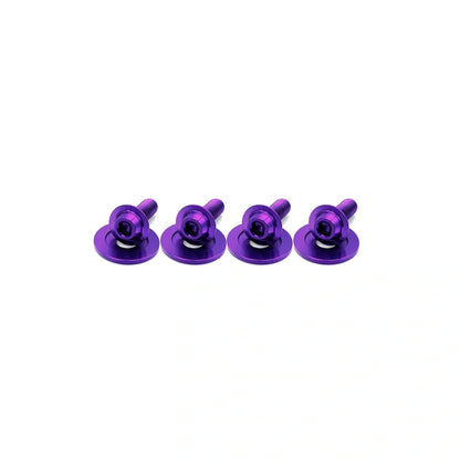JDC Titanium Hood Bracket Bolt Replacement Kit (Evo 8/9/X)