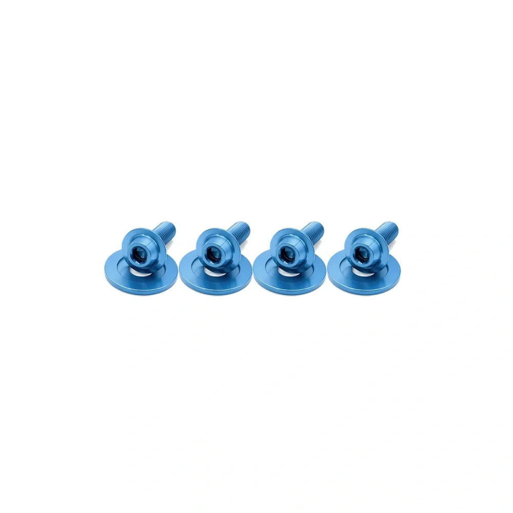 JDC Titanium Hood Bracket Bolt Replacement Kit (Evo 8/9/X)