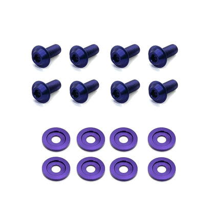 JDC Titanium Hood Bracket Hardware Kit (Honda S2000)