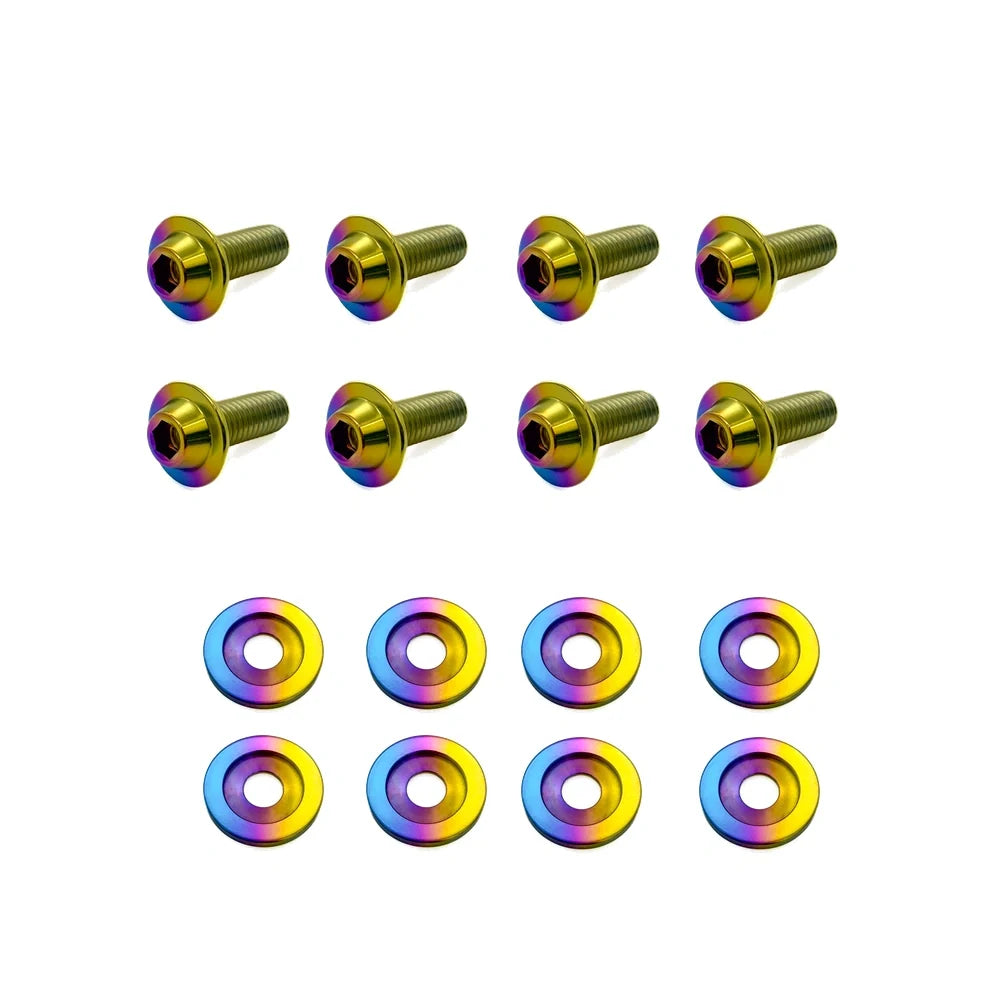 JDC Titanium Hood Bracket Hardware Kit (Honda S2000)