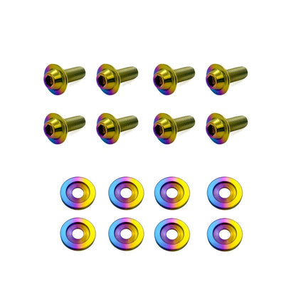 JDC Titanium Hood Bracket Hardware Kit (Honda S2000)