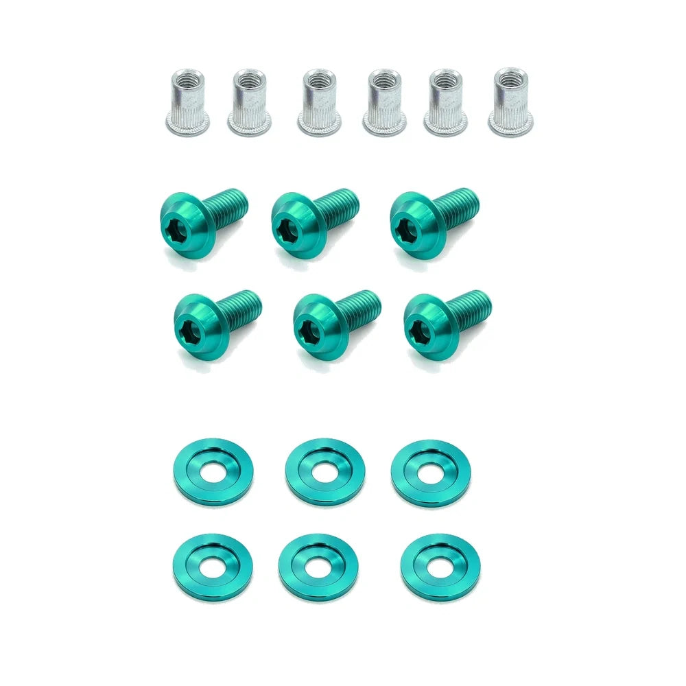 JDC Titanium Radiator Cooling Plastic Clip Replacement Kit (370Z)