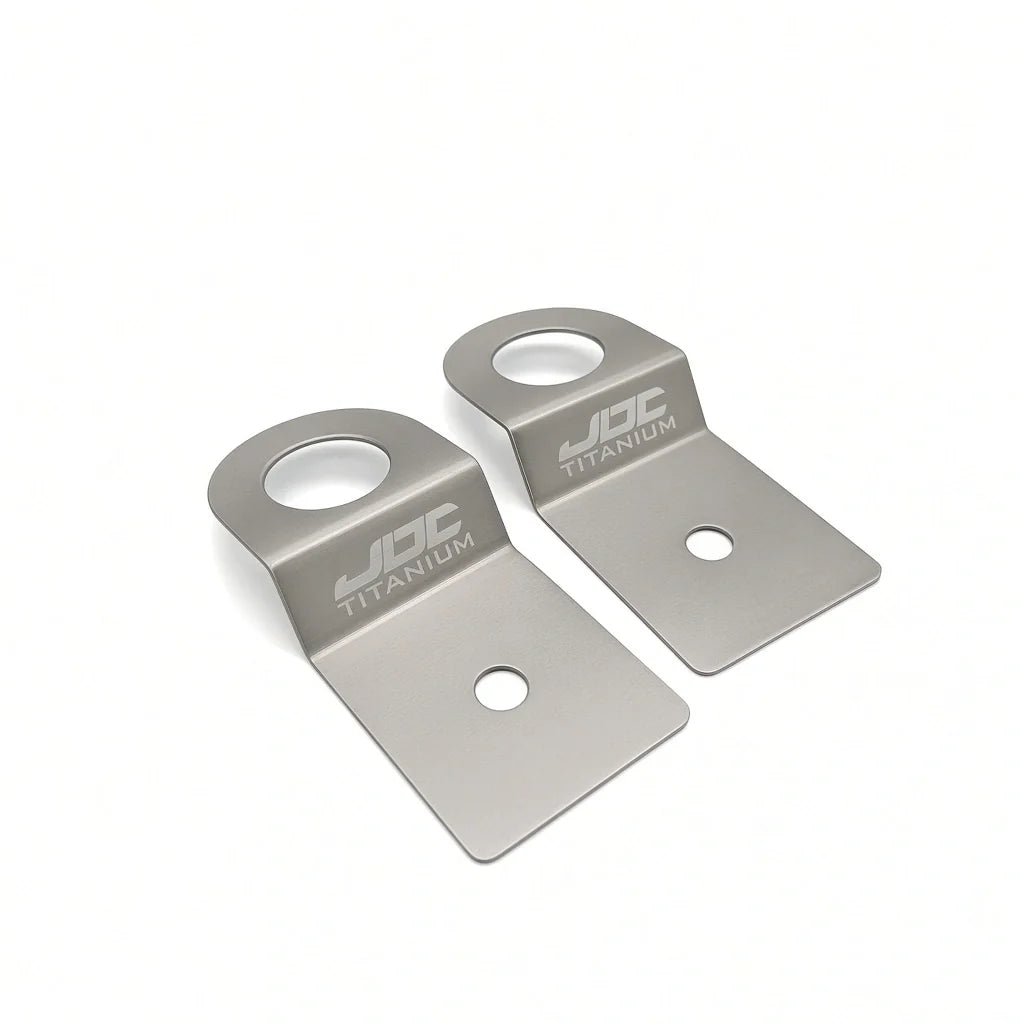 JDC Titanium Radiator Stay Bracket Set (08-21 WRX/STI)
