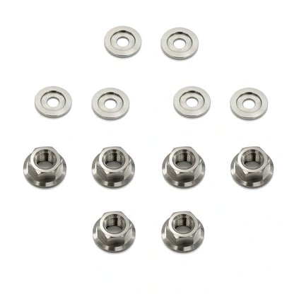 JDC Titanium Strut Tower Hardware (2023+ FL5 Civic Type R/11th Gen Civic Si)