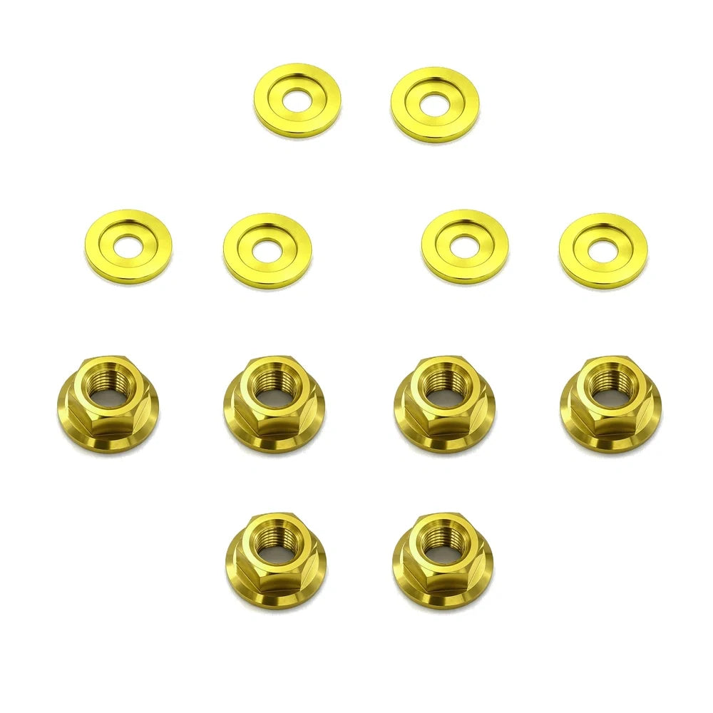 JDC Titanium Strut Tower Hardware (2023+ FL5 Civic Type R/11th Gen Civic Si)