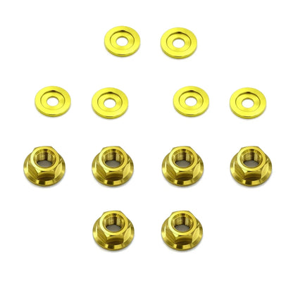 JDC Titanium Strut Tower Hardware (2023+ FL5 Civic Type R/11th Gen Civic Si)