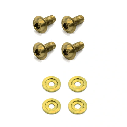 JDC Titanium Trunk Mounting Bracket Hardware (2023+ FL5 Civic Type R)