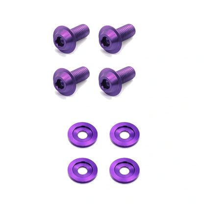 JDC Titanium Trunk Mounting Bracket Hardware (2023+ FL5 Civic Type R)