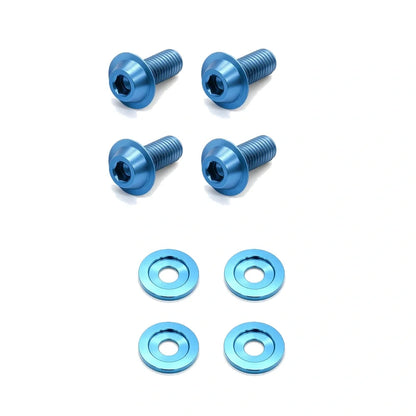 JDC Titanium Trunk Mounting Bracket Hardware (2023+ FL5 Civic Type R)