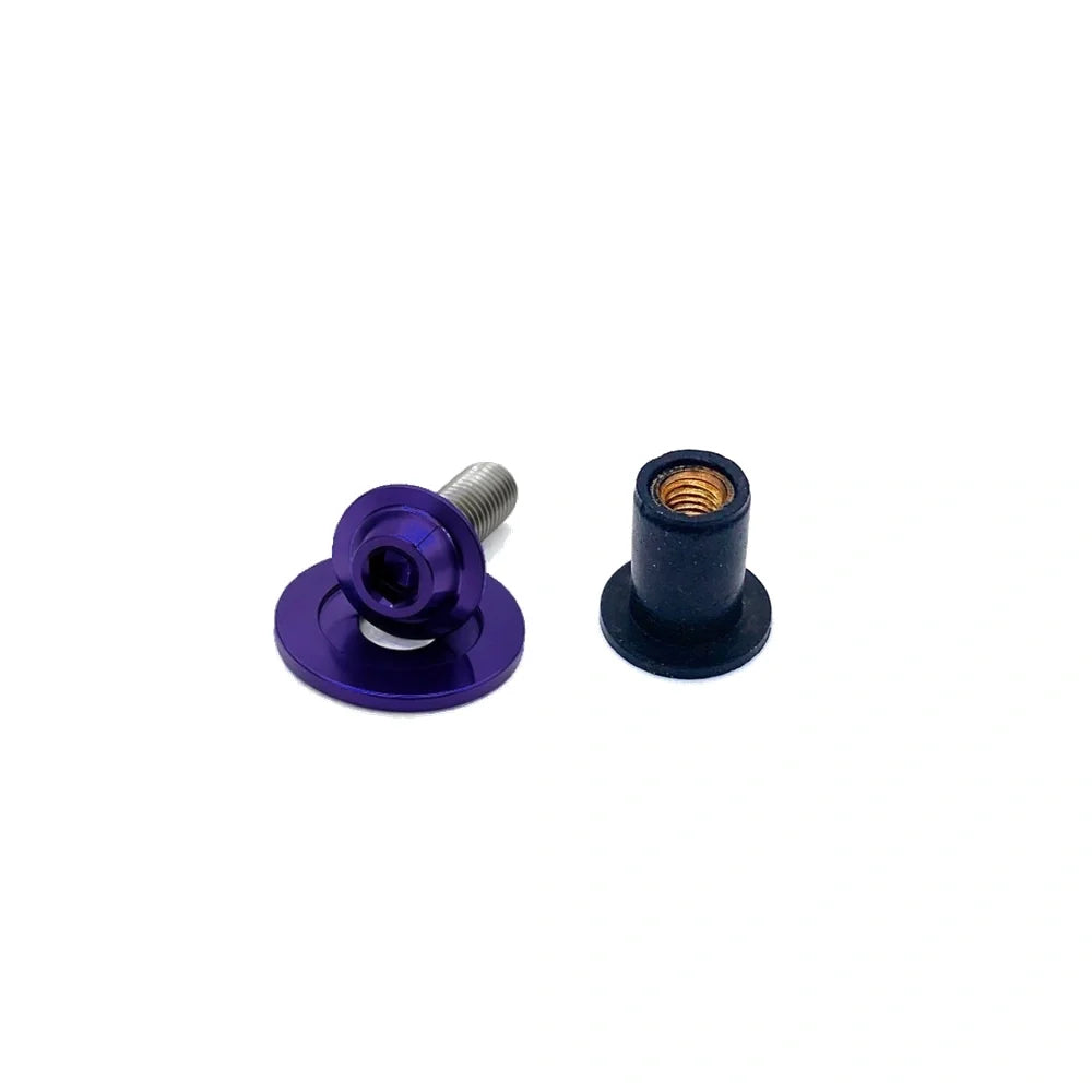 JDC Titanium Washer Fluid Pop Clip Replacement Hardware (2023+ FL5 Civic Type R)