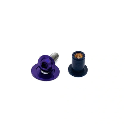JDC Titanium Washer Fluid Pop Clip Replacement Hardware (2023+ FL5 Civic Type R)