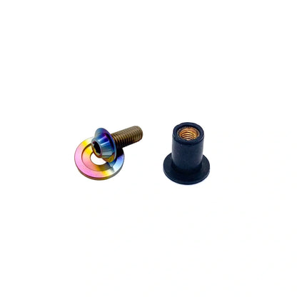 JDC Titanium Washer Fluid Pop Clip Replacement Hardware (2023+ FL5 Civic Type R)