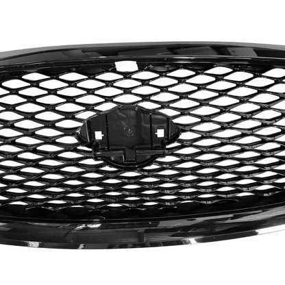 JDMuscle 14-17 Infiniti Q50 Sport Grille | Gloss Black / Chrome