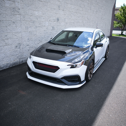 JDMuscle 22-24 Subaru WRX 3-Piece Front Lip V1 | Paint Matched / Gloss Black / RAW ABS - Return