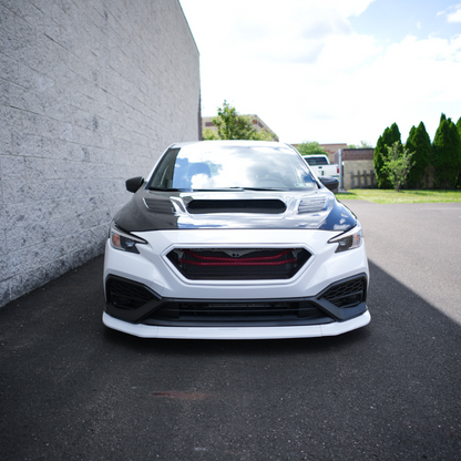 JDMuscle 22-24 Subaru WRX 3-Piece Front Lip V1 | Paint Matched / Gloss Black / RAW ABS