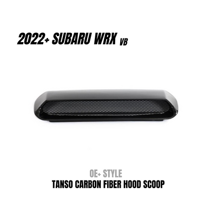 JDMuscle 2022-24 WRX Carbon Fiber Hood Scoop - OE+/ Bulge Style - Return