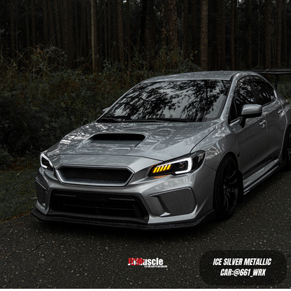 JDMuscle [18-21 WRX/STI] CS Style V2 Front Bumper Grille | Paint Matched/Gloss Black - Return