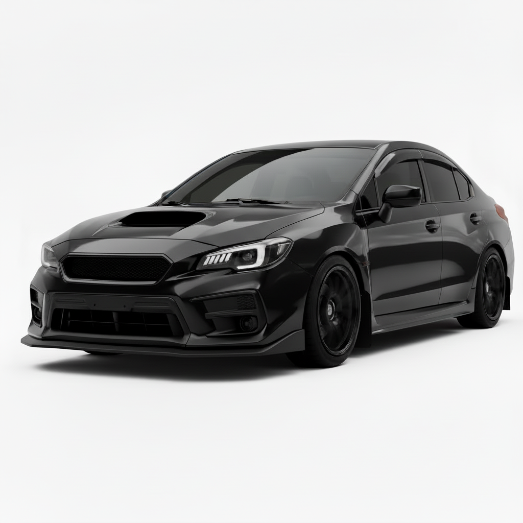 JDMuscle [18-21 WRX/STI] CS Style V2 Front Bumper Grille | Paint Matched/Gloss Black - Return