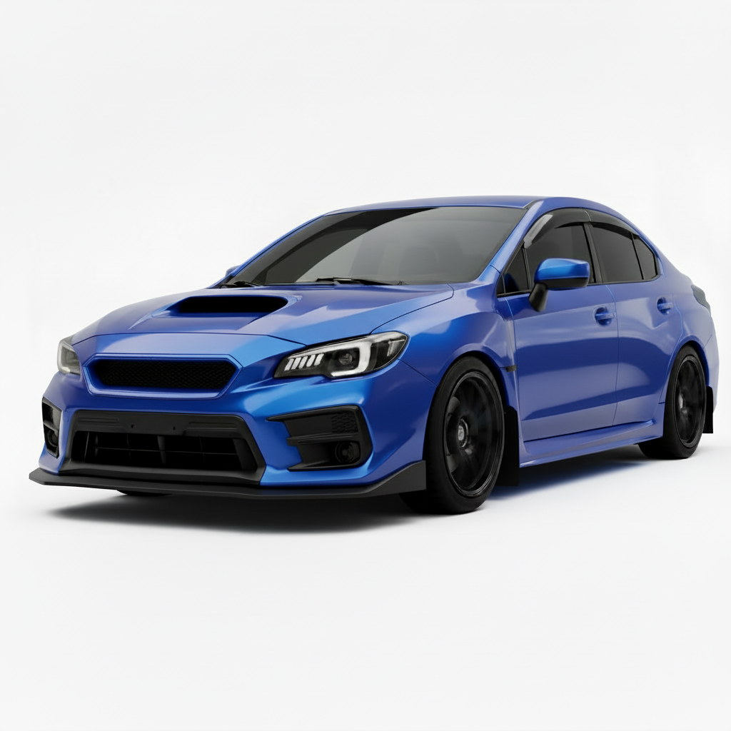 JDMuscle [18-21 WRX/STI] CS Style V2 Front Bumper Grille | Paint Matched/Gloss Black