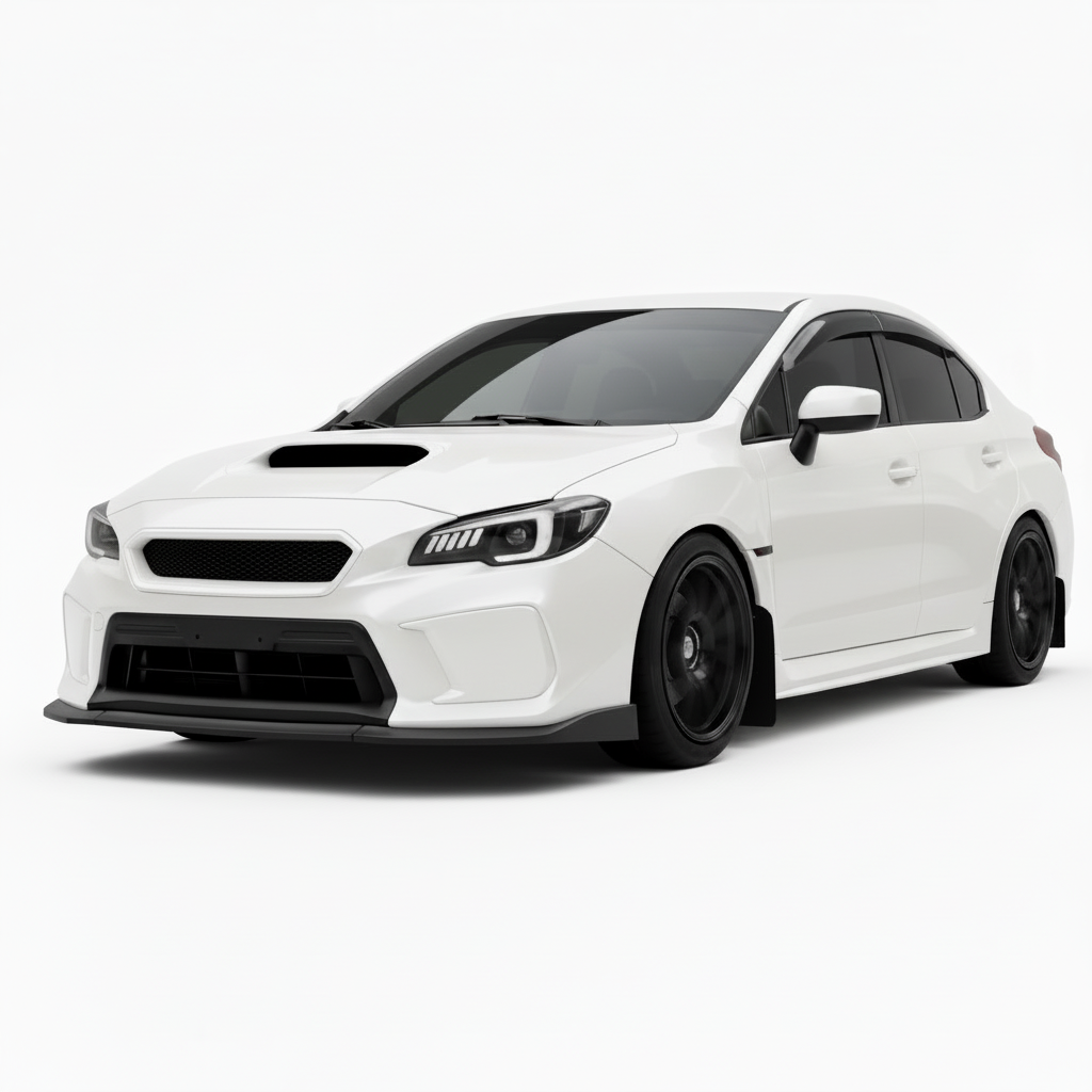 JDMuscle [18-21 WRX/STI] CS Style V2 Front Bumper Grille | Paint Matched/Gloss Black - Return