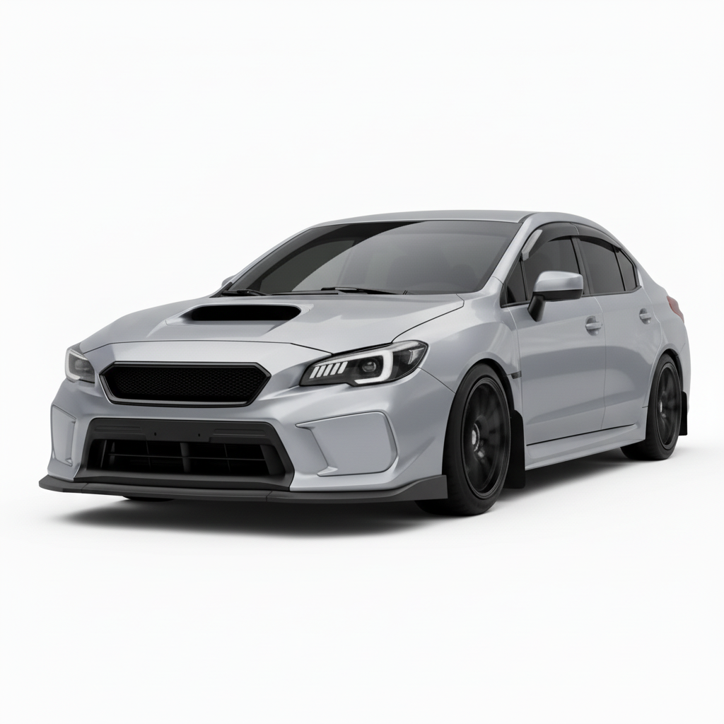 JDMuscle [18-21 WRX/STI] Fog Light Covers -  Paint Matched / Gloss Black
