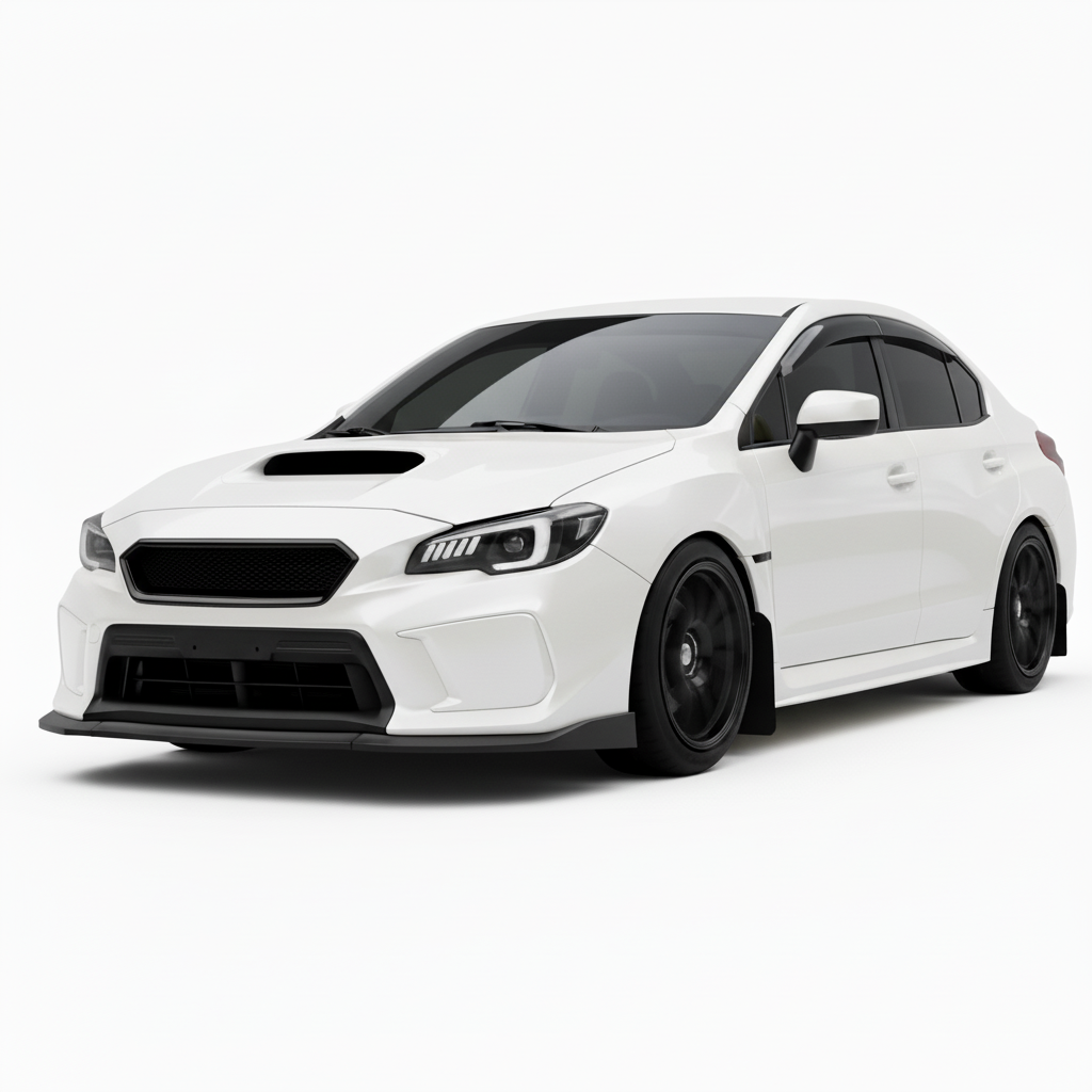 JDMuscle [18-21 WRX/STI] CS Style V2 Front Bumper Grille | Paint Matched/Gloss Black