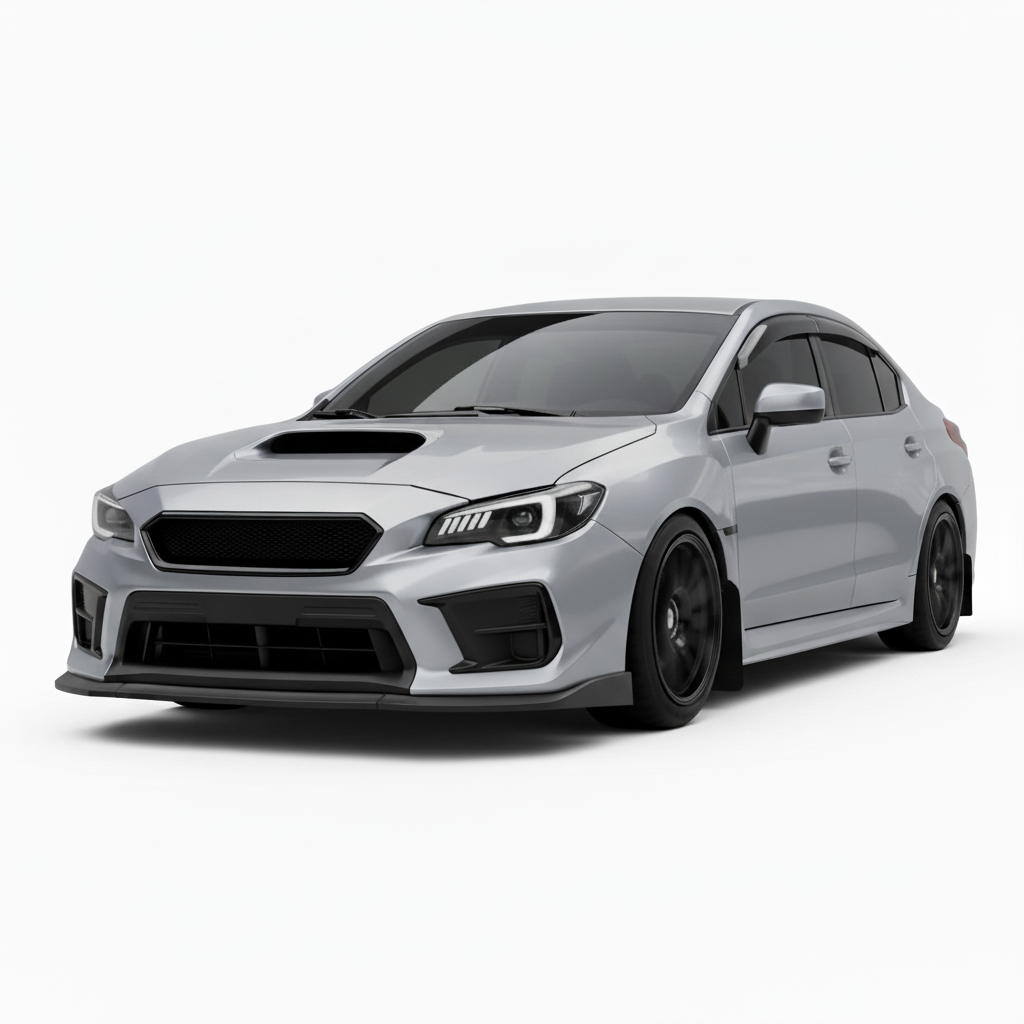 JDMuscle [18-21 WRX/STI] CS Style V2 Front Bumper Grille | Paint Matched/Gloss Black