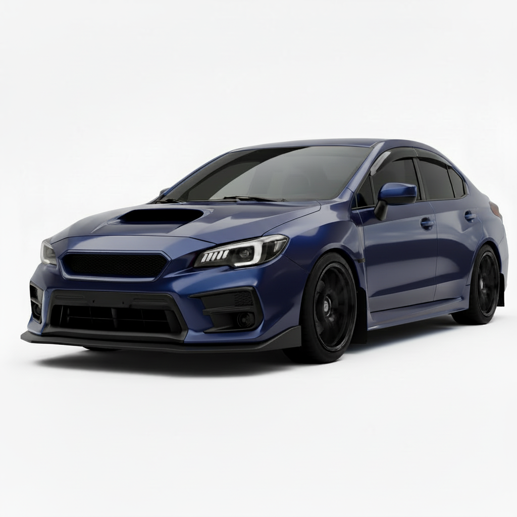 JDMuscle [18-21 WRX/STI] CS Style V2 Front Bumper Grille | Paint Matched/Gloss Black