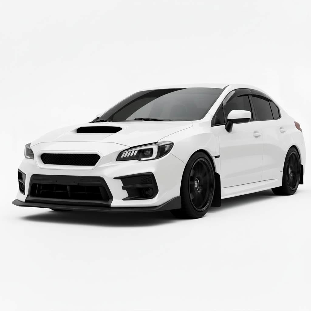 JDMuscle [18-21 WRX/STI] CS Style V2 Front Bumper Grille | Paint Matched/Gloss Black