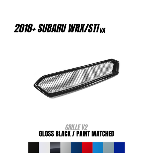 JDMuscle 18-21 Subaru WRX/STI Grille V2 | Paint Matched / Gloss Black | CS Style | ABS - Return